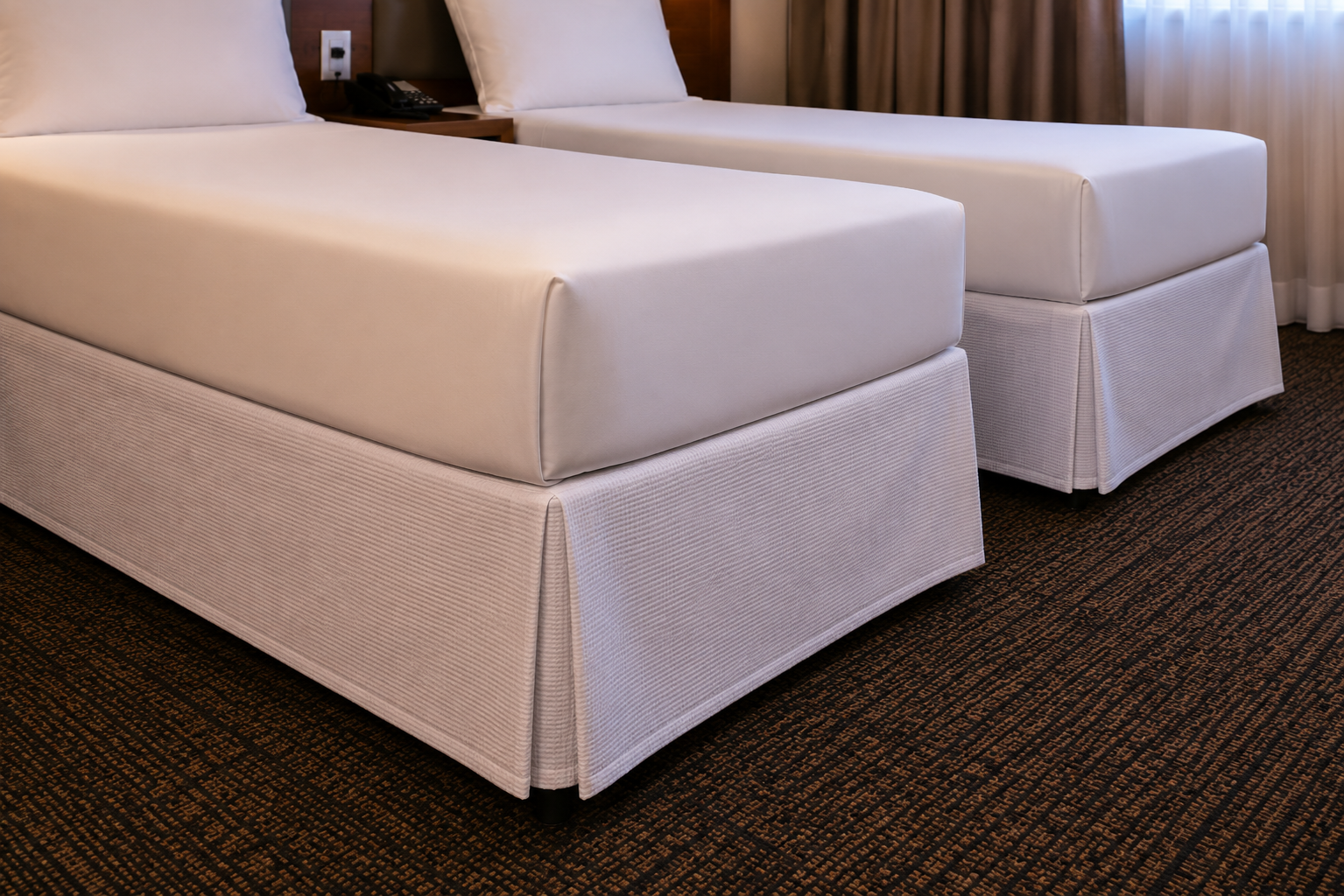 SAIA PARA CAMA BOX SOLTEIRO 1,88m x 88cm x 35cm - PIQUET - 141g/m² -  54% ALG / 46% POLI